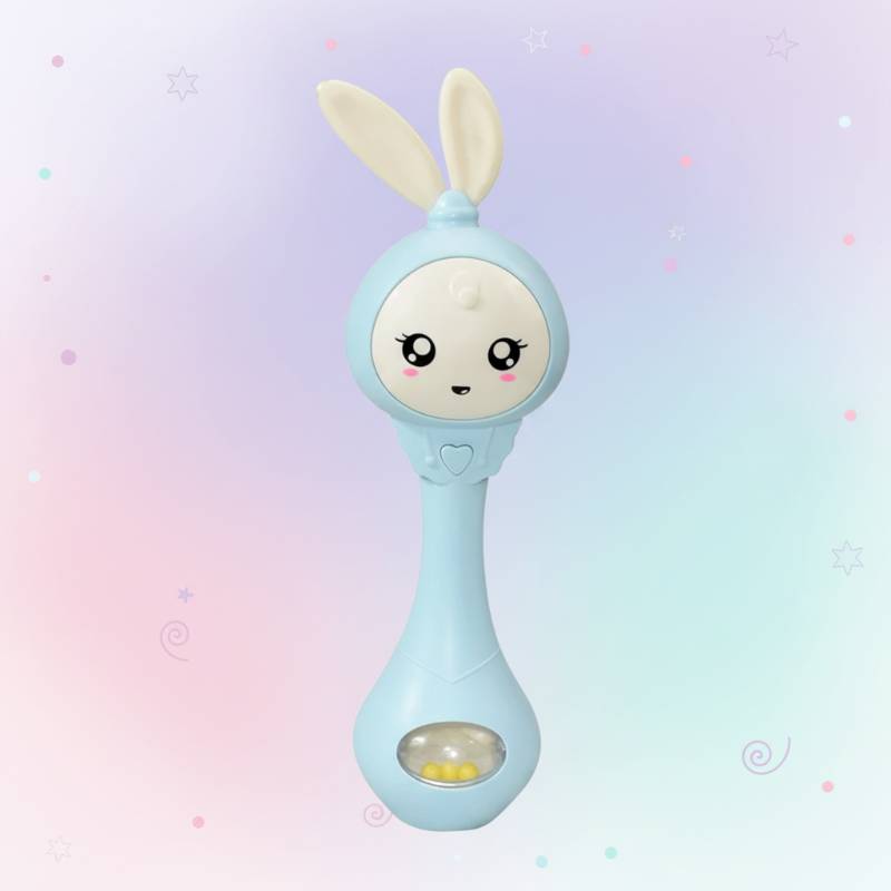 Fun Animal Rattle – Fröhlich & lehrreich – Baby-Rassel Blau | Pädagogisches Holzspielzeug Fun Animal Rattle – Fröhlich & lehrreich – Baby-Rassel Blau | Pädagogisches Holzspielzeug von Mein Kleines Baby