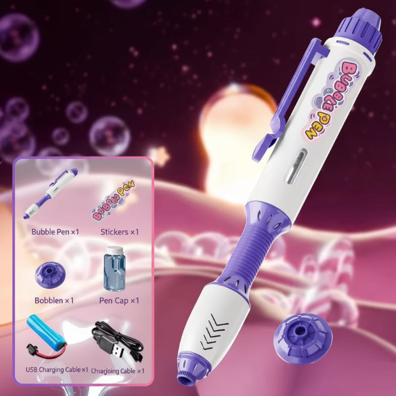 Fun Bubble Maker Pen – Legende & lærerigt – Boblepen Lilla | Pädagogisches Holzspielzeug Fun Bubble Maker Pen – Legende & lærerigt – Boblepen Lilla | Pädagogisches Holzspielzeug von Mein Kleines Baby