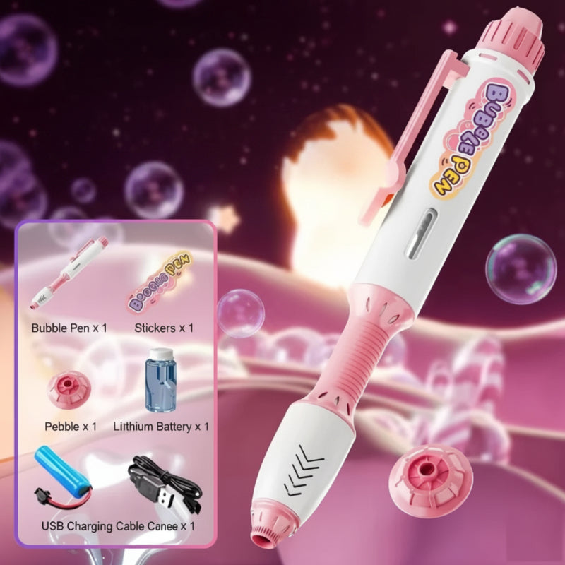 Fun Bubble Maker Pen – Legende & lærerigt – Boblepen Rosa | Pädagogisches Holzspielzeug Fun Bubble Maker Pen – Legende & lærerigt – Boblepen Rosa | Pädagogisches Holzspielzeug von Mein Kleines Baby