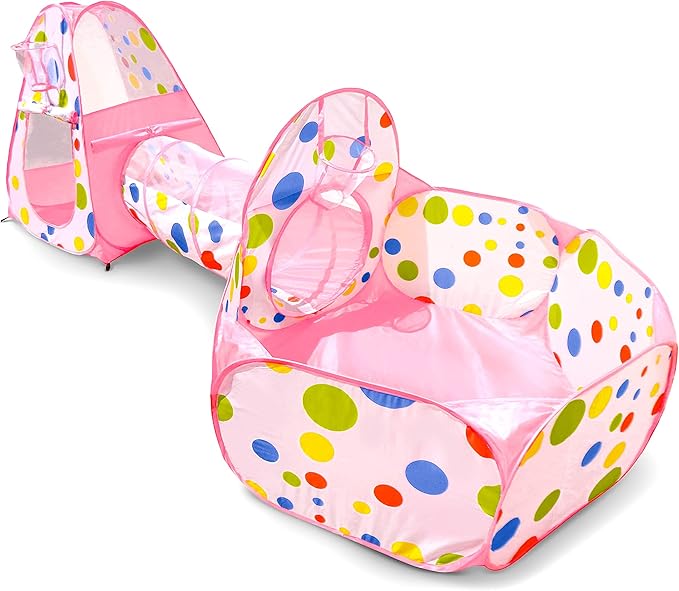 Fun Fort - Werfen&Schreien - Spielzelt für Kinder Rosa | Pädagogisches Holzspielzeug Fun Fort - Werfen&Schreien - Spielzelt für Kinder Rosa | Pädagogisches Holzspielzeug von Mein Kleines Baby
