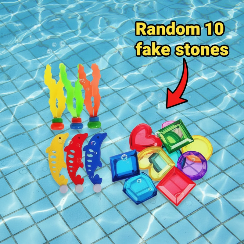 FunDive – Wasserspaß & Lernspielzeug – Schwimmbad-Spielzeug-Tauchset Set | Pädagogisches Holzspielzeug FunDive – Wasserspaß & Lernspielzeug – Schwimmbad-Spielzeug-Tauchset Set | Pädagogisches Holzspielzeug von Mein Kleines Baby