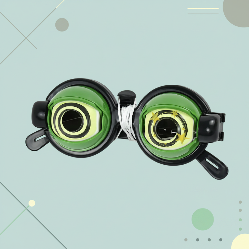 FunGoggles – Sjovt & interaktivt – Legetøj med briller med store blinkende øjne Grøn | Pädagogisches Holzspielzeug von Mein Kleines Baby