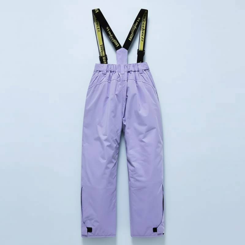 GlacierFit– Atmungsaktiv&schützend Wasserdicht – Skianzug mit Fleecefutter Lila Hose / 110 (5–6 Jahre) | Pädagogisches Holzspielzeug von Mein Kleines Baby