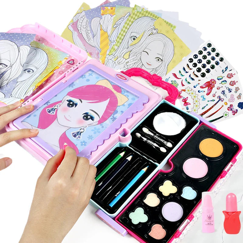Glam Draw - Fantasie&Spaß – Make-up-Zeichenset | Pädagogisches Holzspielzeug Glam Draw - Fantasie&Spaß – Make-up-Zeichenset | Pädagogisches Holzspielzeug von Mein Kleines Baby