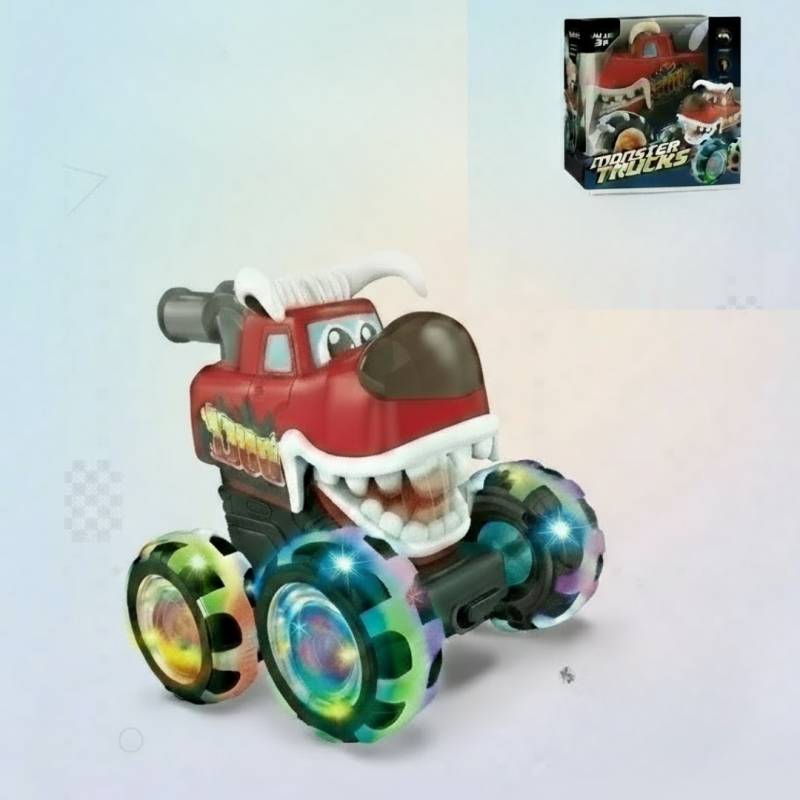GlowRover – Stærk og stødsikker – RC Monstertruck Rød | Pädagogisches Holzspielzeug GlowRover – Stærk og stødsikker – RC Monstertruck Rød | Pädagogisches Holzspielzeug von Mein Kleines Baby