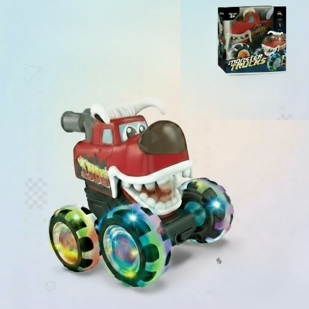 GlowRover – Stærk og stødsikker – RC Monstertruck Rød | Pädagogisches Holzspielzeug GlowRover – Stærk og stødsikker – RC Monstertruck Rød | Pädagogisches Holzspielzeug von Mein Kleines Baby