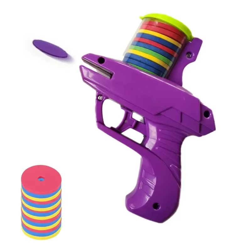 Gravity Play Gun™ - Kreativ und lustig - Spielzeugpistole für Kinder Lila Pistole | Pädagogisches Holzspielzeug von Mein Kleines Baby