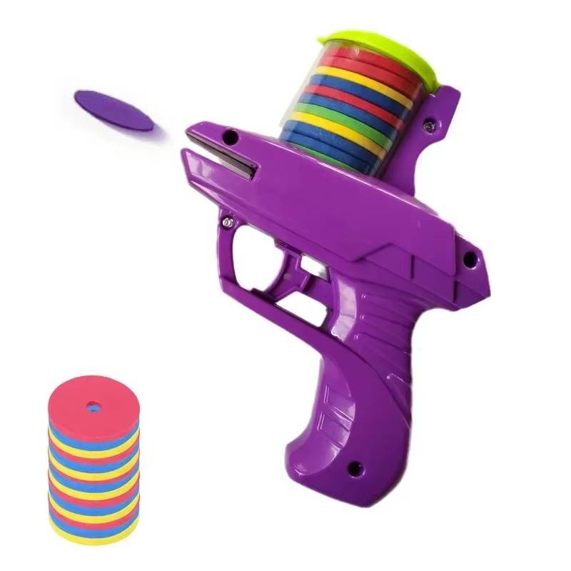 Gravity Play Gun™ - Kreativ und lustig - Spielzeugpistole für Kinder Lila Pistole | Pädagogisches Holzspielzeug von Mein Kleines Baby