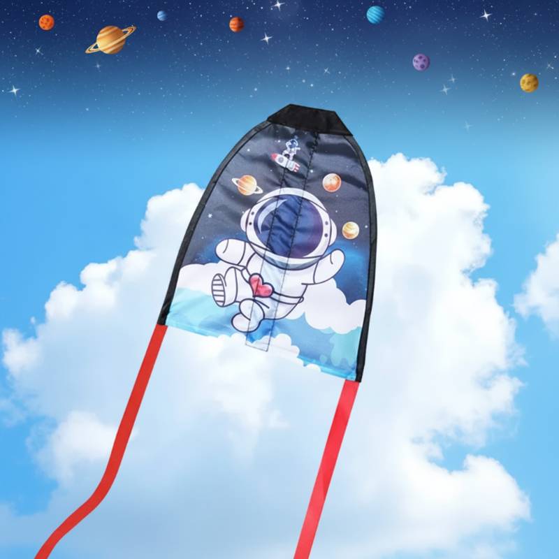 Handheld Kite – Outdoor & Aktiv – Kinderdrachen Astronaut | Pädagogisches Holzspielzeug Handheld Kite – Outdoor & Aktiv – Kinderdrachen Astronaut | Pädagogisches Holzspielzeug von Mein Kleines Baby