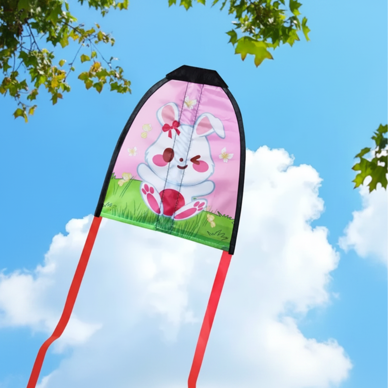 Handheld Kite – Outdoor & Aktiv – Kinderdrachen Kaninchen | Pädagogisches Holzspielzeug Handheld Kite – Outdoor & Aktiv – Kinderdrachen Kaninchen | Pädagogisches Holzspielzeug von Mein Kleines Baby