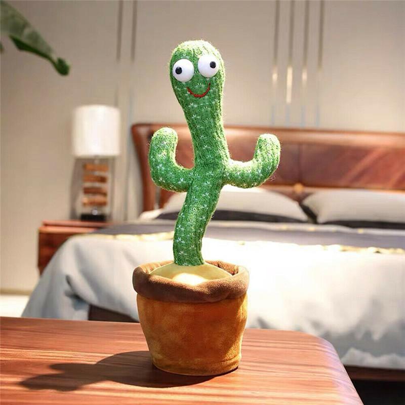 Happy Cactus™ - Reagiert auf Geräusche - Der tanzende Kaktus | Pädagogisches Holzspielzeug von Mein Kleines Baby