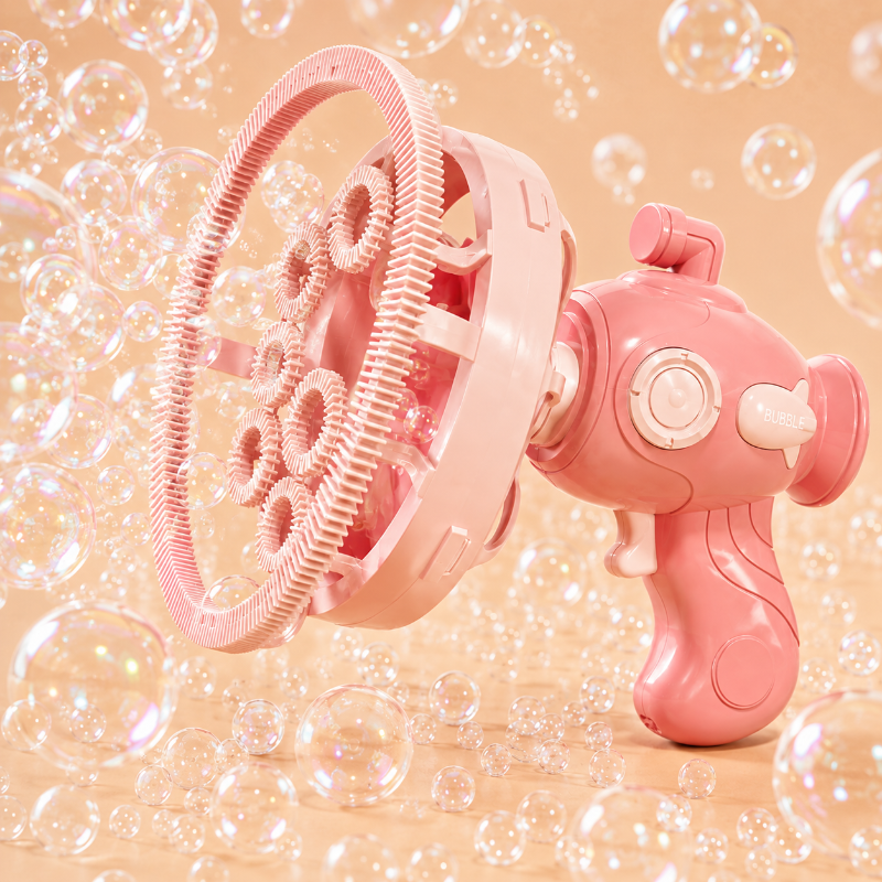 HappyBubbles – Spielerisch & sicher – Seifenblasenpistole für Kinder | Pädagogisches Holzspielzeug von Mein Kleines Baby