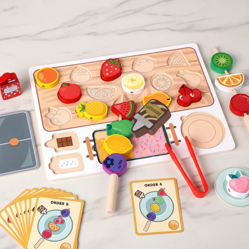 HarvestPlay – Kreativ & Pädagogisch – Obst-Sortierset | Pädagogisches Holzspielzeug HarvestPlay – Kreativ & Pädagogisch – Obst-Sortierset | Pädagogisches Holzspielzeug von Mein Kleines Baby