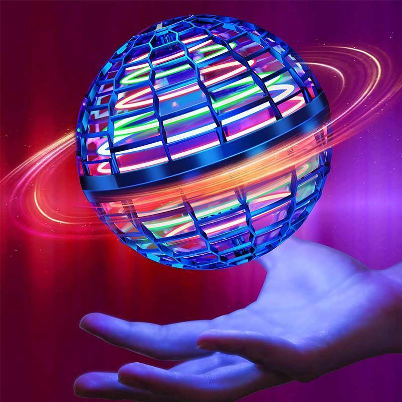 Hoverball– Magisch&Interaktiv– Mini-Drohne Spielball Blau | Pädagogisches Holzspielzeug von Mein Kleines Baby