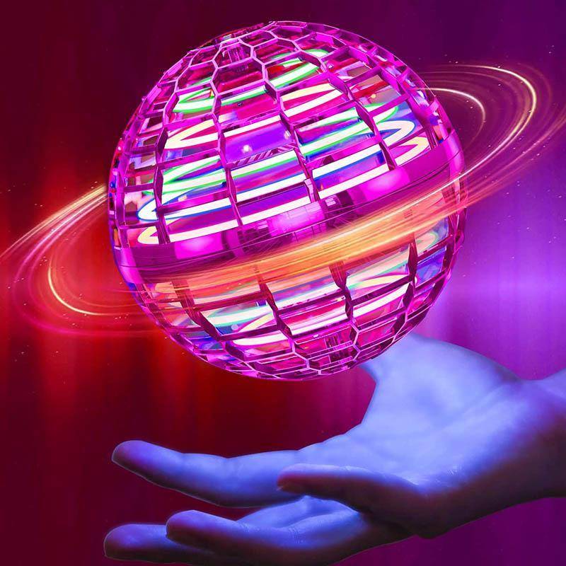Hoverball– Magisch&Interaktiv– Mini-Drohne Spielball Rosa | Pädagogisches Holzspielzeug von Mein Kleines Baby