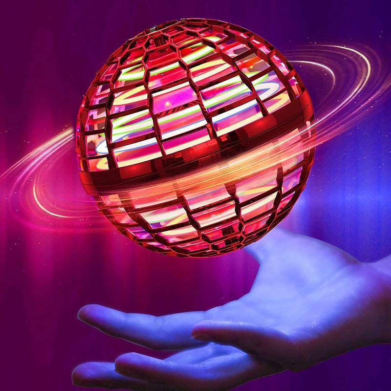 Hoverball– Magisch&Interaktiv– Mini-Drohne Spielball Rot | Pädagogisches Holzspielzeug von Mein Kleines Baby