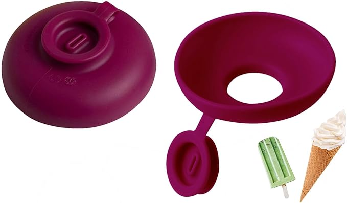 Ice Saver™ - ideel til fester - isholder i silikone til børn Lilla | Pädagogisches Holzspielzeug von Mein Kleines Baby