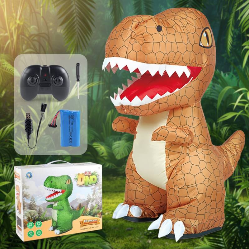 Inflatable Tyrannosaurus Rex – Aktiv & lærerigt – Oppustelig fjernstyret dinosaur Brun | Pädagogisches Holzspielzeug Inflatable Tyrannosaurus Rex – Aktiv & lærerigt – Oppustelig fjernstyret dinosaur Brun | Pädagogisches Holzspielzeug von Mein Kleines Baby
