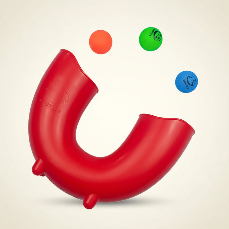 JugglePro – Aktiv & Unterhaltsam – Ballgeschicklichkeitsspiel Rot | Pädagogisches Holzspielzeug JugglePro – Aktiv & Unterhaltsam – Ballgeschicklichkeitsspiel Rot | Pädagogisches Holzspielzeug von Mein Kleines Baby