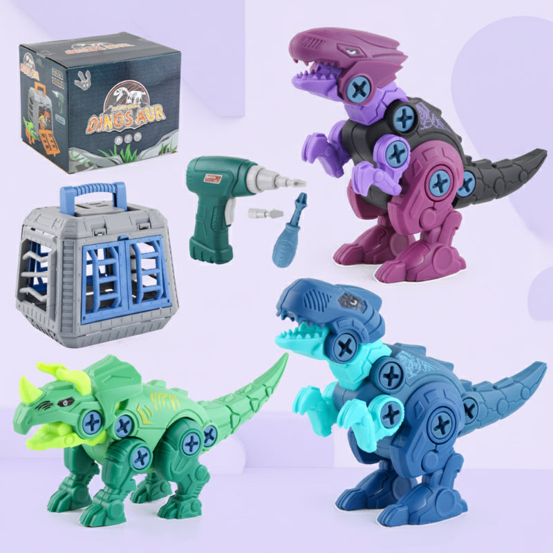 JurassicDrill– Cool&Verspielt– Dino-Bastelset Violett/Blau | Pädagogisches Holzspielzeug JurassicDrill– Cool&Verspielt– Dino-Bastelset Violett/Blau | Pädagogisches Holzspielzeug von Mein Kleines Baby
