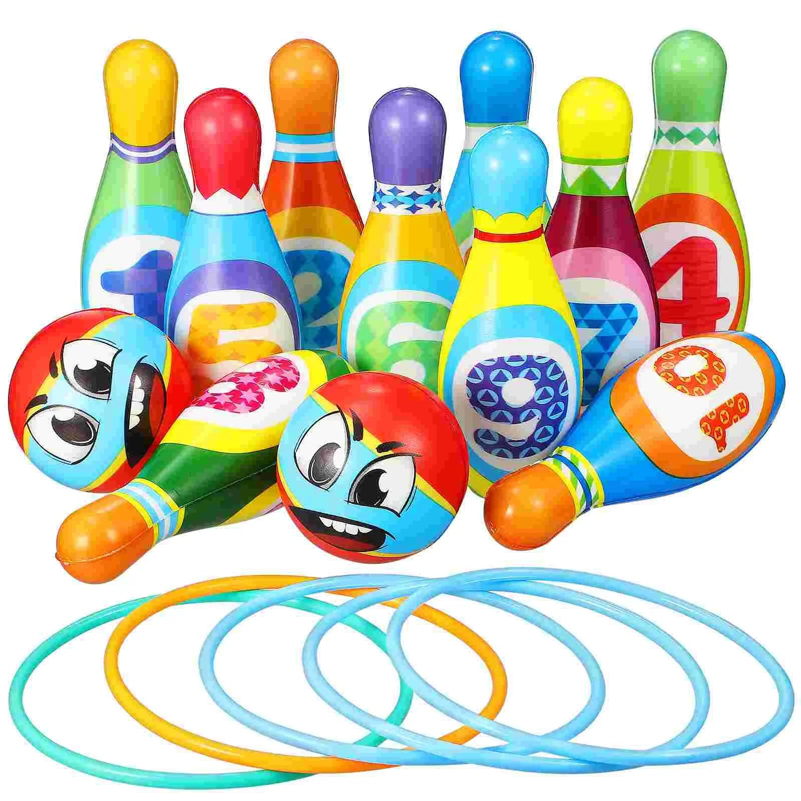 Kids Bowling Set™ - Treffen&Spielen - Bowling Spielzeug Set | Pädagogisches Holzspielzeug von Mein Kleines Baby