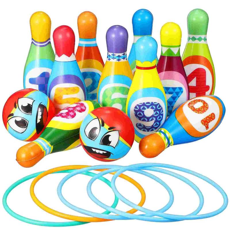 Kids Bowling Set™ - Treffen&Spielen - Bowling Spielzeug Set | Pädagogisches Holzspielzeug von Mein Kleines Baby