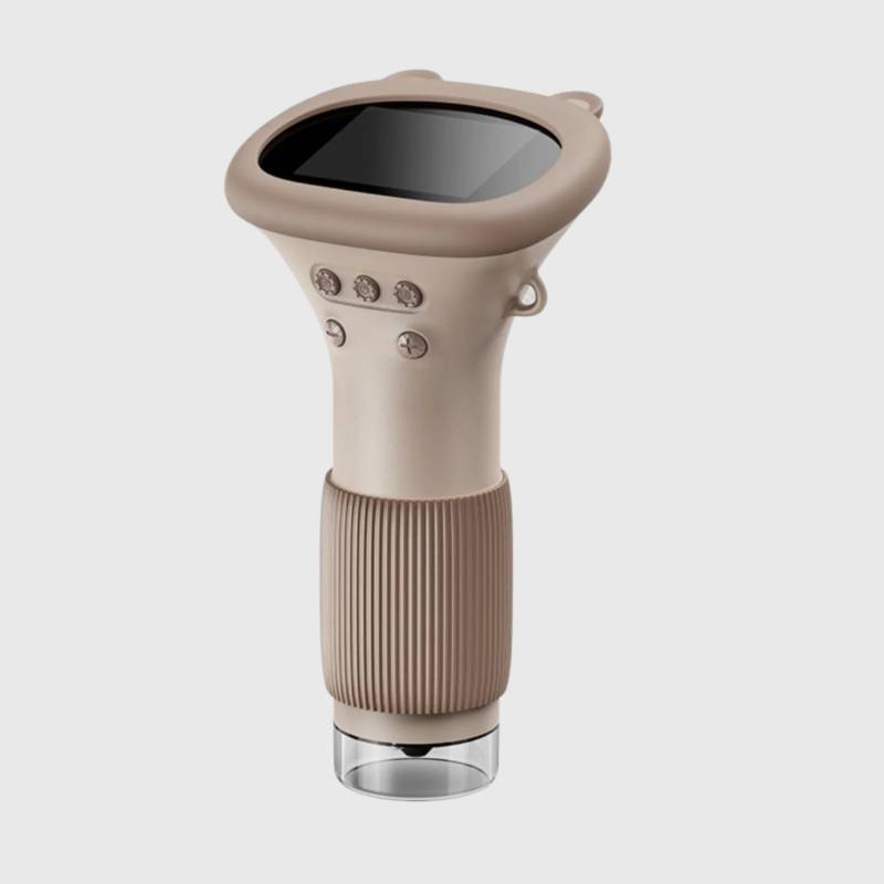 Kids Microscope– Wissenschaftliche Entdeckung – Tragbares Mikroskop Bruin | Pädagogisches Holzspielzeug von Mein Kleines Baby