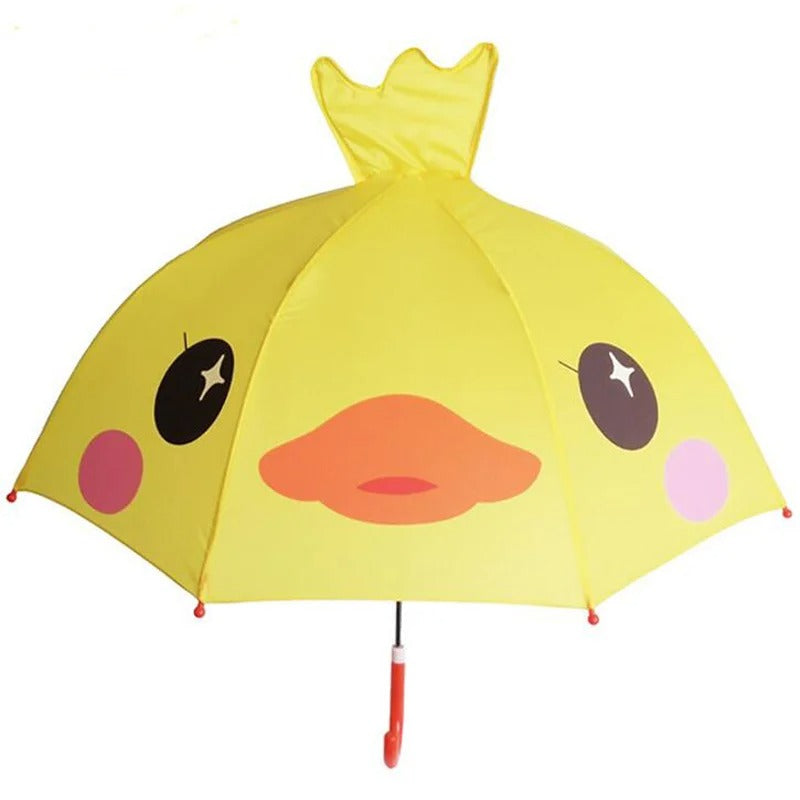Kids Umbrella™ - Tanzen im Regen - Regenschirm für Kinder Ente | Pädagogisches Holzspielzeug von Mein Kleines Baby