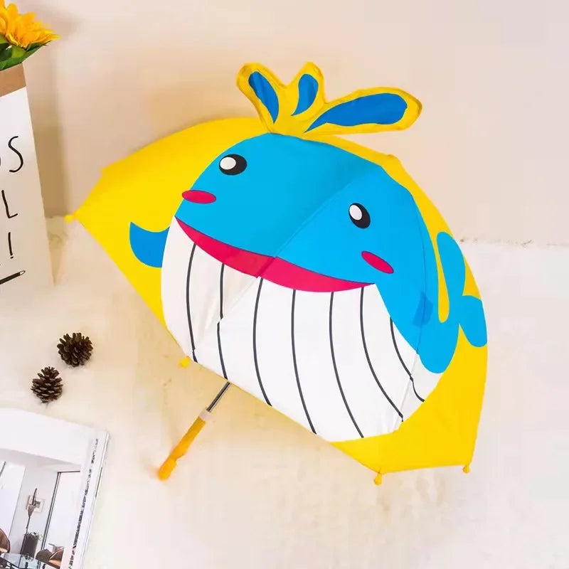 Kids Umbrella™ - Tanzen im Regen - Regenschirm für Kinder Walfisch | Pädagogisches Holzspielzeug von Mein Kleines Baby