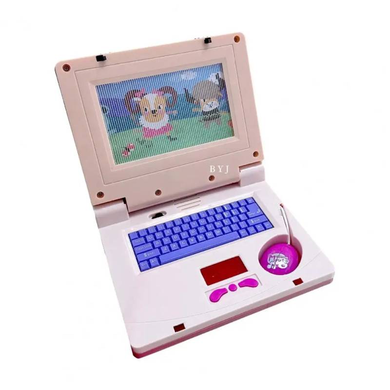 Learning Machine™ - Englisch lernen und spielen - Kinder Laptop Lila | Pädagogisches Holzspielzeug von Mein Kleines Baby