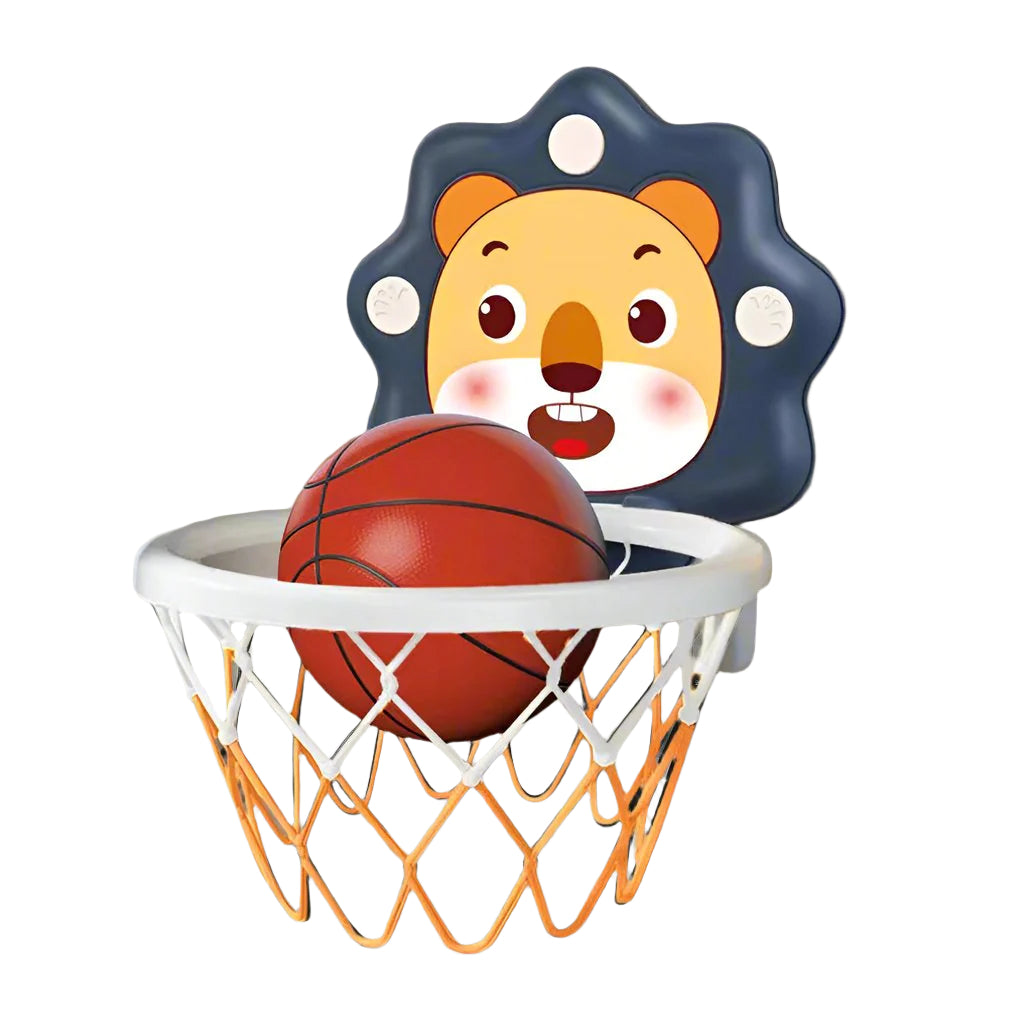 LionHoop– Motorik&Spaß - Mini-Basketball-Set für Kinder Blau | Pädagogisches Holzspielzeug LionHoop– Motorik&Spaß - Mini-Basketball-Set für Kinder Blau | Pädagogisches Holzspielzeug von Mein Kleines Baby