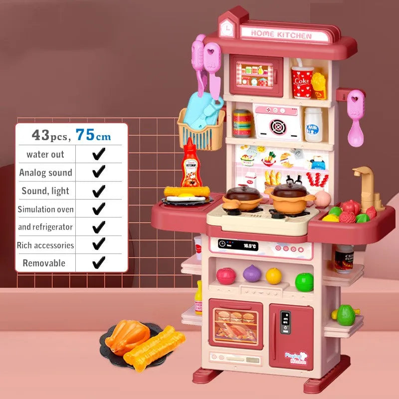 Little Chef - Kochspaß im Miniaturformat - Küche Spielset Rosa | Pädagogisches Holzspielzeug Little Chef - Kochspaß im Miniaturformat - Küche Spielset Rosa | Pädagogisches Holzspielzeug von Mein Kleines Baby