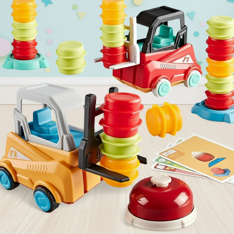 LittleBuilders – Interaktiv & sicher – Gabelstapler-Spielset | Pädagogisches Holzspielzeug LittleBuilders – Interaktiv & sicher – Gabelstapler-Spielset | Pädagogisches Holzspielzeug von Mein Kleines Baby