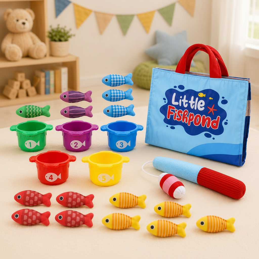 LittleFisher – Lernreich & interaktiv – Montessori-Fischspiel Teich | Pädagogisches Holzspielzeug LittleFisher – Lernreich & interaktiv – Montessori-Fischspiel Teich | Pädagogisches Holzspielzeug von Mein Kleines Baby