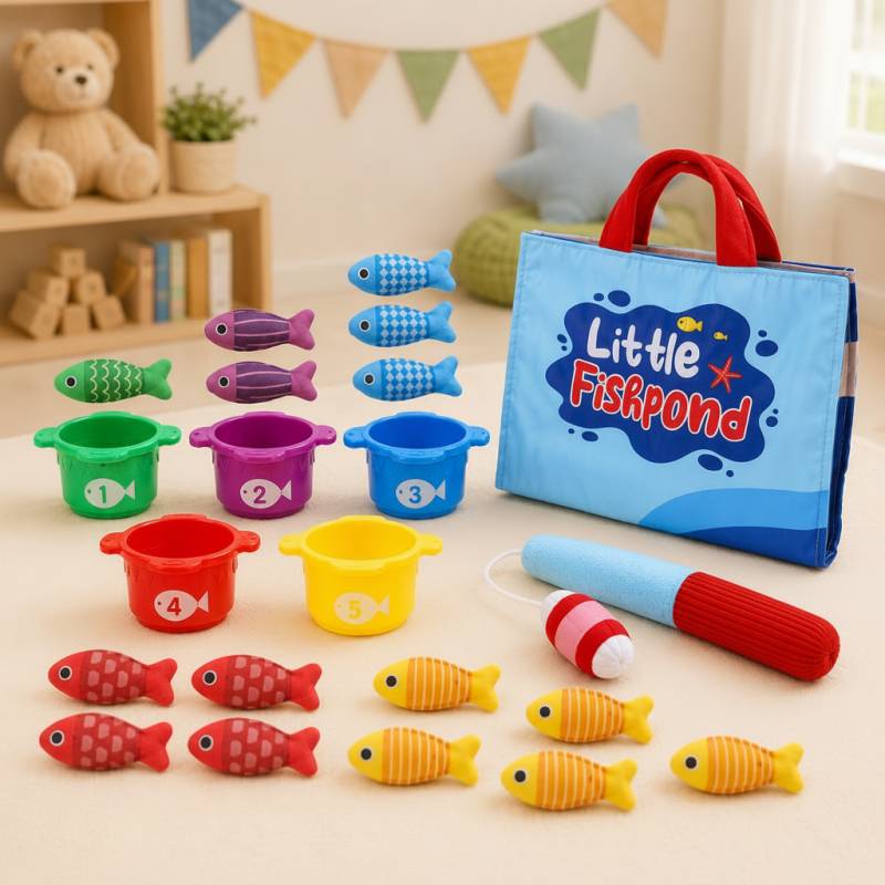 LittleFisher – Lernreich & interaktiv – Montessori-Fischspiel Teich | Pädagogisches Holzspielzeug LittleFisher – Lernreich & interaktiv – Montessori-Fischspiel Teich | Pädagogisches Holzspielzeug von Mein Kleines Baby