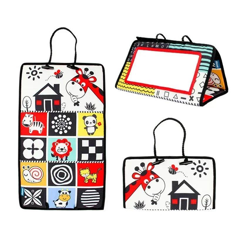 LittleMirror– Lernreich&unterhaltsam– Sensorisches Spielzeug für Babys Rot | Pädagogisches Holzspielzeug von Mein Kleines Baby