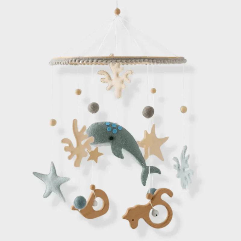 LittleNest– Natürliche Ruhe – Baby-Mobile aus Holz Meeresboden | Pädagogisches Holzspielzeug LittleNest– Natürliche Ruhe – Baby-Mobile aus Holz Meeresboden | Pädagogisches Holzspielzeug von Mein Kleines Baby