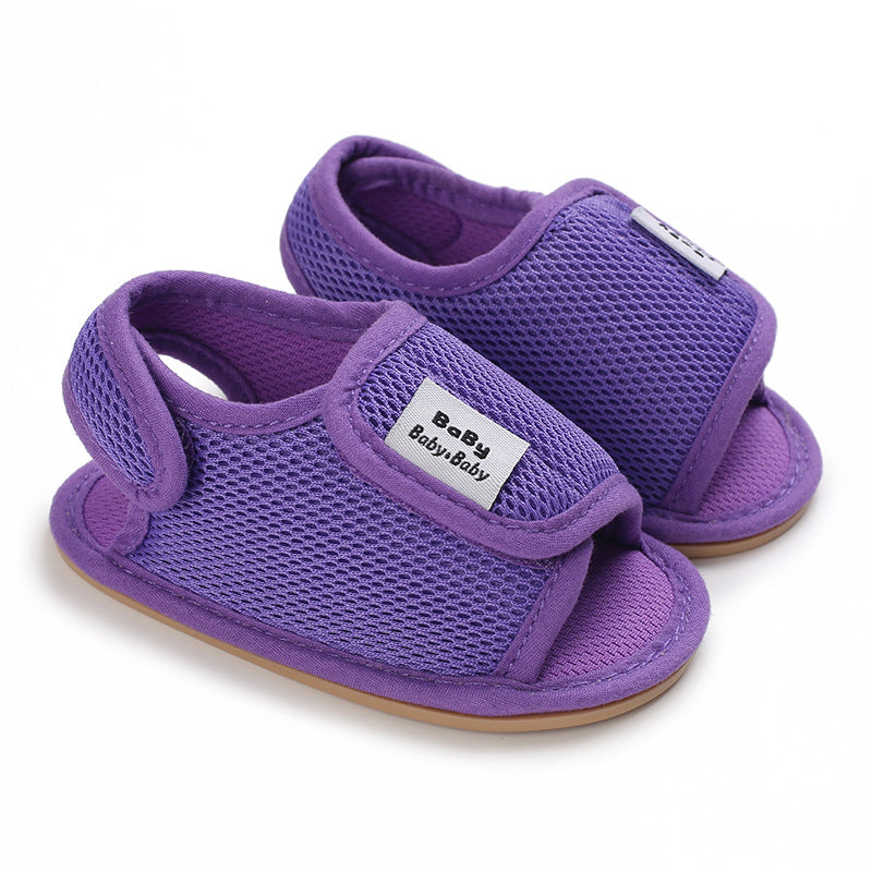 LittleSteps– Komfort&Sicherheit– Atmungsaktive Babysandalen Violett / 17 (6–12 Monate / 11.5–12 cm) | Pädagogisches Holzspielzeug von Mein Kleines Baby
