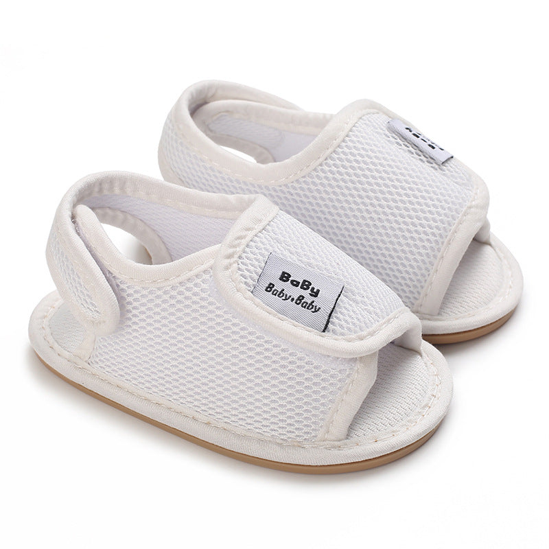 LittleSteps– Komfort&Sicherheit– Atmungsaktive Babysandalen Weiß / 16 (0–6 Monate / 10.5–11 cm) | Pädagogisches Holzspielzeug von Mein Kleines Baby
