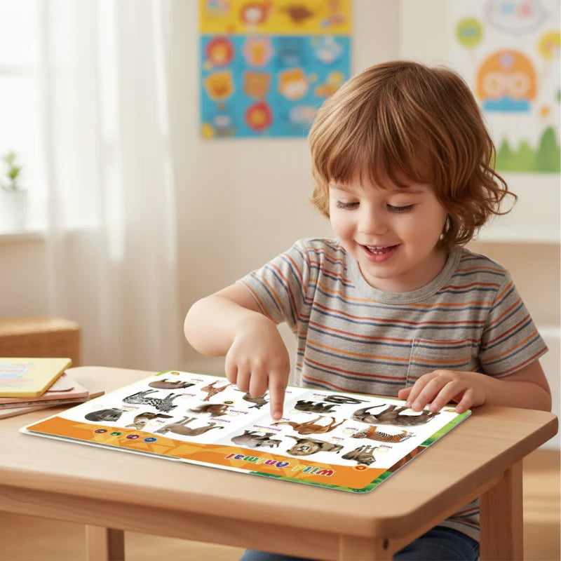 LittleVoices– Interaktiv&Spielerisch– Thema Hörbuch (Englisch) | Pädagogisches Holzspielzeug von Mein Kleines Baby