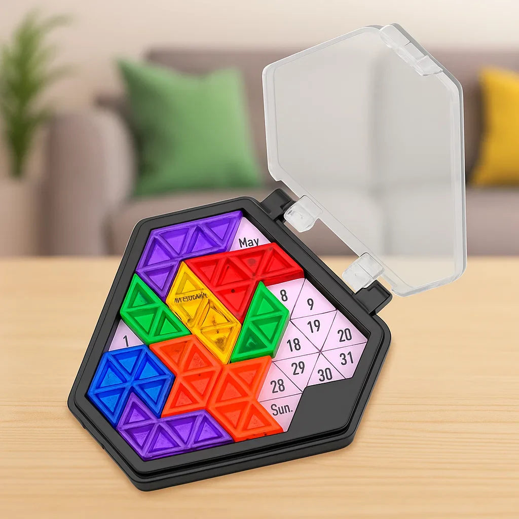 LogicStar– Kreativ&Lehrreich– Puzzle-Brettspiel Pentagon | Pädagogisches Holzspielzeug von Mein Kleines Baby