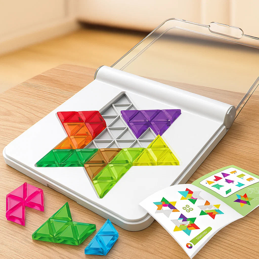 LogicStar– Kreativ&Lehrreich– Puzzle-Brettspiel Star | Pädagogisches Holzspielzeug von Mein Kleines Baby