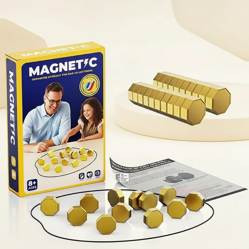 MagPlay– Strategisch&Unterhaltsam– Magnetisches Steinspiel für mehrere Spieler Gold | Pädagogisches Holzspielzeug MagPlay– Strategisch&Unterhaltsam– Magnetisches Steinspiel für mehrere Spieler Gold | Pädagogisches Holzspielzeug von Mein Kleines Baby