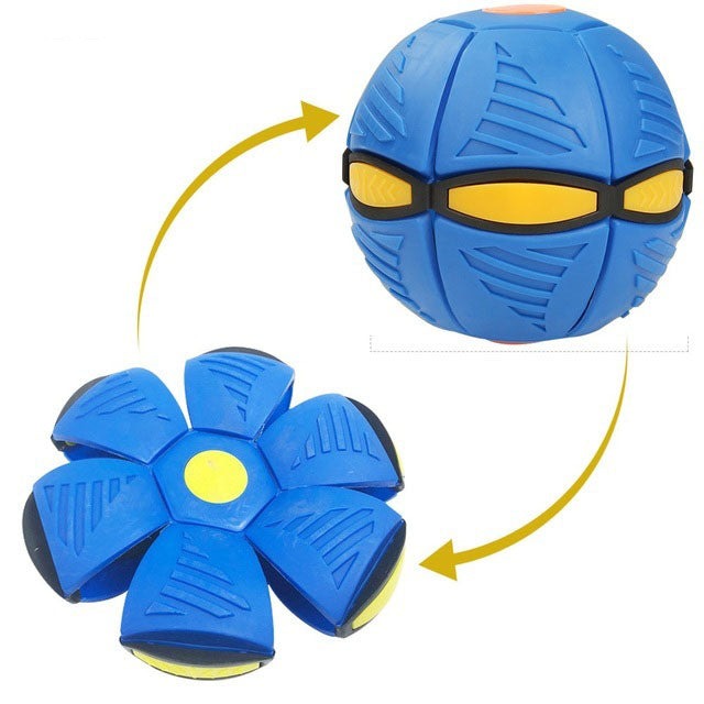 Magic Ball™ - Das lustigste Spielzeug für draußen - Formverändernder Ball Blau | Pädagogisches Holzspielzeug von Mein Kleines Baby