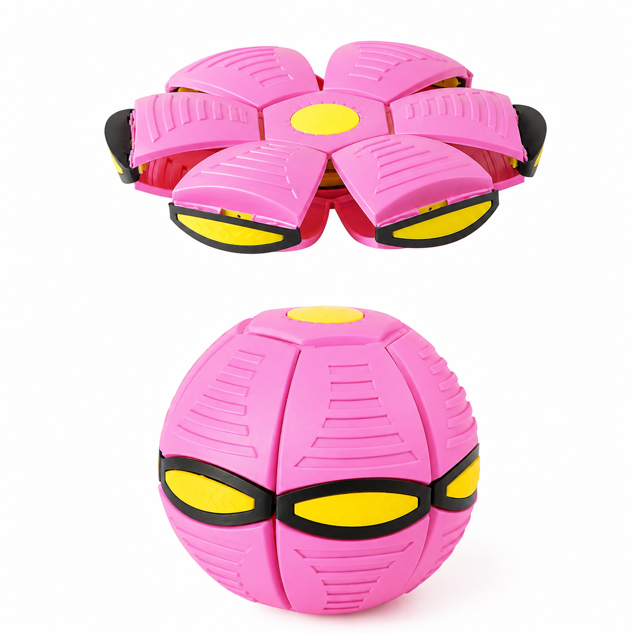 Magic Ball™ - Das lustigste Spielzeug für draußen - Formverändernder Ball Rosa | Pädagogisches Holzspielzeug von Mein Kleines Baby