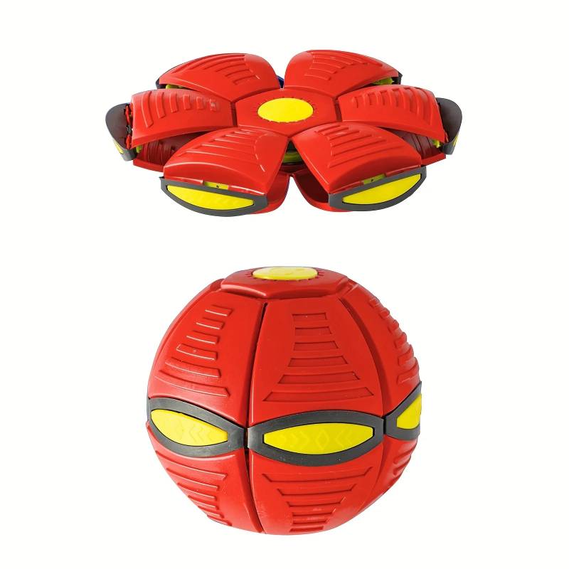 Magic Ball™ - Das lustigste Spielzeug für draußen - Formverändernder Ball Rot | Pädagogisches Holzspielzeug von Mein Kleines Baby