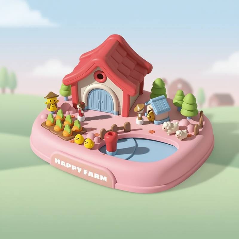 Magnetic Princess Castle – Kreativ & Magisch – Magnetisches Puppenhaus-Spielset Bauernhof – Rosa | Pädagogisches Holzspielzeug Magnetic Princess Castle – Kreativ & Magisch – Magnetisches Puppenhaus-Spielset Bauernhof – Rosa | Pädagogisches Holzspielzeug von Mein Kleines Baby