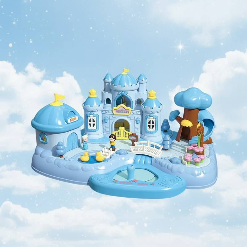 Magnetic Princess Castle – Kreativ & Magisch – Magnetisches Puppenhaus-Spielset Königspalast – Blau | Pädagogisches Holzspielzeug Magnetic Princess Castle – Kreativ & Magisch – Magnetisches Puppenhaus-Spielset Königspalast – Blau | Pädagogisches Holzspielzeug von Mein Kleines Baby