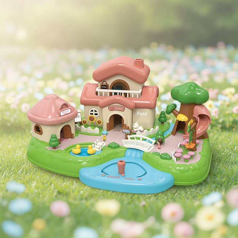 Magnetic Princess Castle – Kreativt & magisk – magnetisk dukkehus-legesæt Landsby - Lyserød | Pädagogisches Holzspielzeug Magnetic Princess Castle – Kreativt & magisk – magnetisk dukkehus-legesæt Landsby - Lyserød | Pädagogisches Holzspielzeug von Mein Kleines Baby