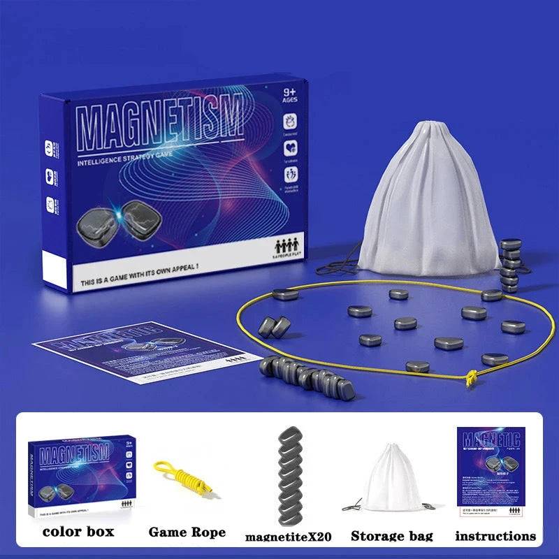 Magnetic Tactic Game™ - Strategischer Spielspaß - Magnetisches Balancespiel Magnetisches Taktikspiel™ | Pädagogisches Holzspielzeug von Mein Kleines Baby